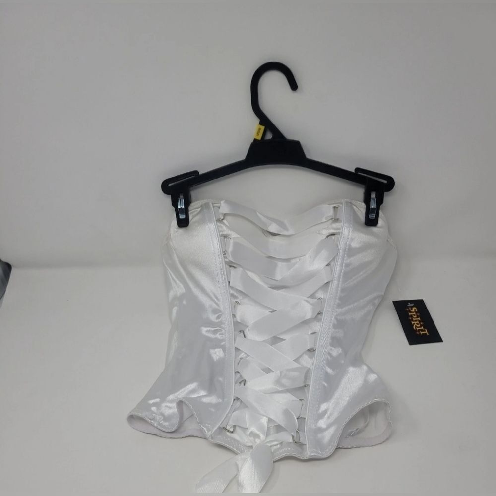 NWT SPIRIT HALLOWEEN CORSET WOMENS SIZE Medium  White